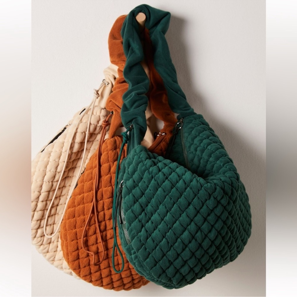 NWT Free People Pucker Up Fleece Carryall